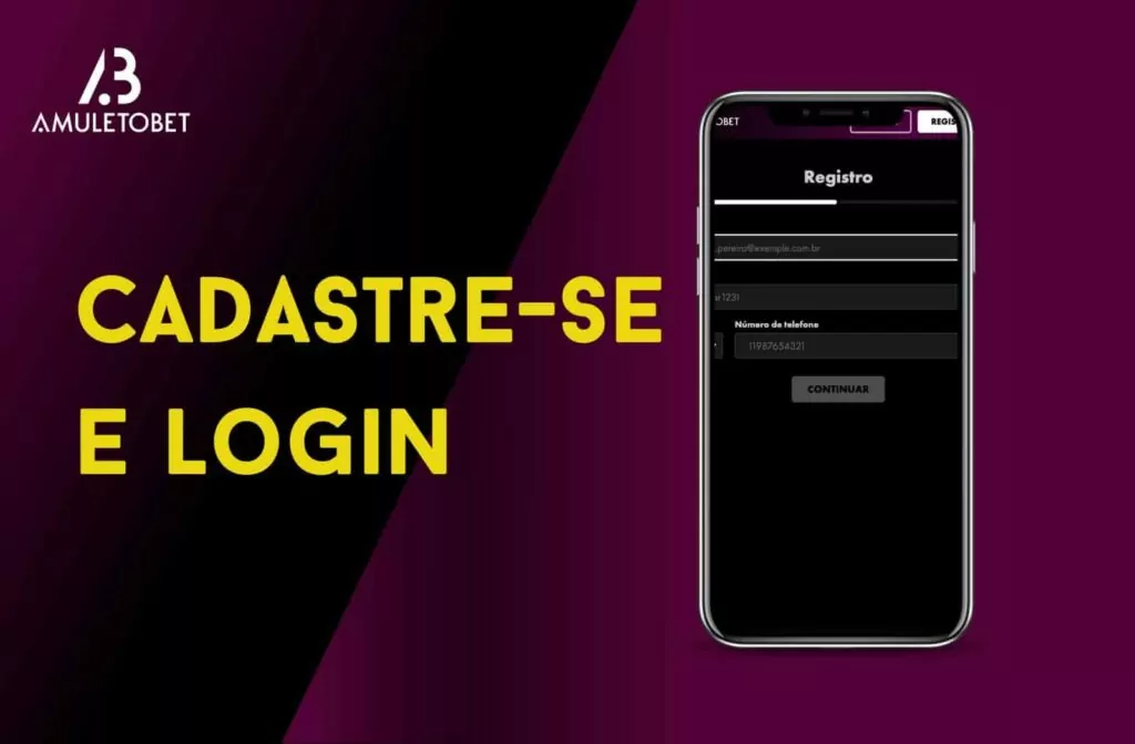 Amuletobet Brasil cadastro e login no aplicativo