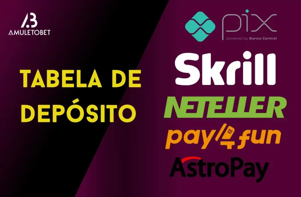 Amuletobet Brasil descubra os métodos disponíveis para depositar dinheiro em sua conta