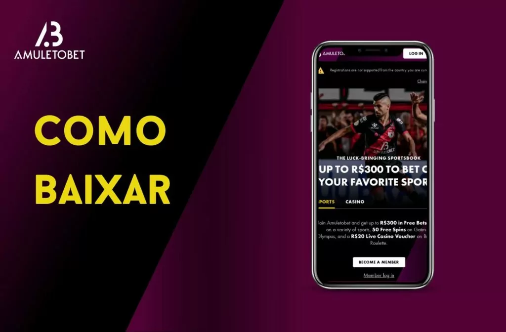 Amuletobet Brasil instruções de download do aplicativo