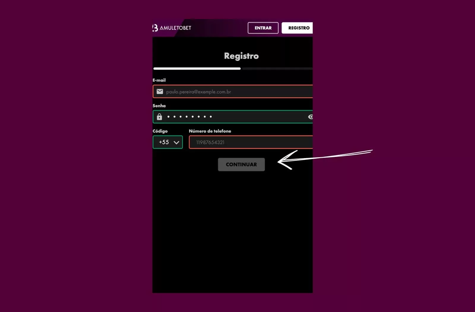 Amuletobet Brasil continuar registro